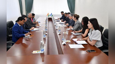 Изрображение 'МИД Узбекистана и Индии провели политконсультации'