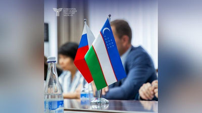 Изрображение 'За 7 месяцев этого года товарооборот Узбекистана и России вырос на 14,5%'