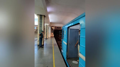 'Toshkent metrosida yo`lovchining tobi qochgani sabab, poezd harakati kechikdi'ning rasmi