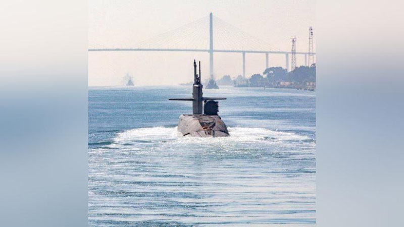 Изрображение 'Атомная подводная лодка США прибыла на Ближний Восток'