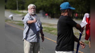 Изрображение 'В Панаме мужчина застрелил двух экоактивистов, перекрывших шоссе (18+)'