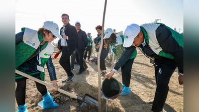 Изрображение 'В Самарканде в рамках саммита по борьбе с опустыниванием создан парк'