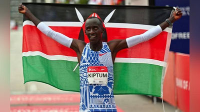 Изрображение 'В Кении в ДТП погиб рекордсмен мира в марафоне Келвин Киптум'