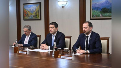 Изрображение 'Премьер-министр Узбекистана провел встречу с грузинской делегацией'