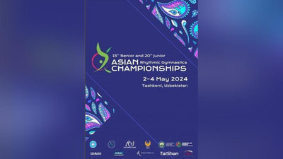 Изрображение 'Ташкент принимает лицензионный чемпионат Азии по художественной гимнастике'