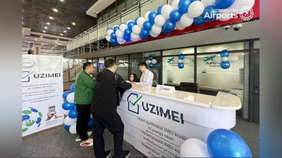 Изрображение 'В международном аэропорту Ташкента открылся пункт регистрации IMEI-кодов'