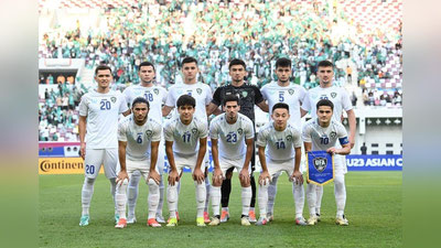 Изрображение 'Олимпийская сборная Узбекистана по футболу разгромила соперников в товарищеском матче'