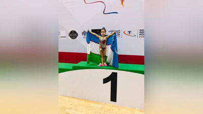 Изрображение 'ЮНЫЕ ГИМНАСТКИ УСПЕШНО ВЫСТУПИЛИ НА ТУРНИРЕ В ДУБАЕ'