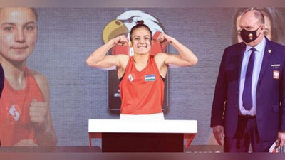 Изрображение 'Представительница Узбекистана Нигина Уктамова стала чемпионкой мира по боксу'