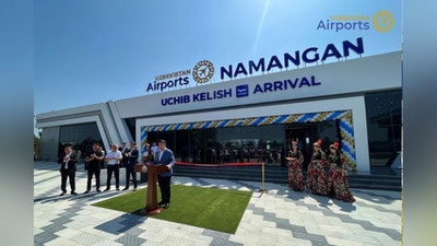 Изрображение 'В Наманганском аэропорту открылся международный терминал'