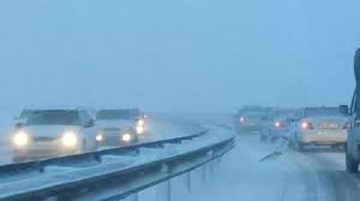 'Shtorm ogohlantirish! Qamchiq dovonida kuchli qor yog`ishi va qalin tuman tushishi kutilmoqda'ning rasmi