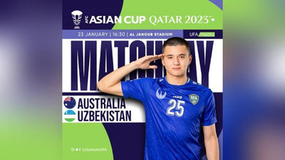 Изрображение 'Сборная Узбекистана по футболу сыграет заключительный матч группового тура Кубка Азии'