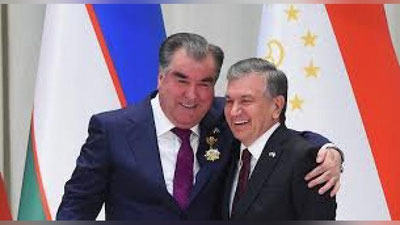 'Shavkat Mirziyoev Emomali Rahmonni tug`ilgan kuni bilan tabrikladi'ning rasmi