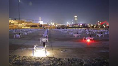 'Bugun poytaxtimiz osmonida yangi yilga bag`ishlangan dronlar shousi bo`lib o`tdi'ning rasmi