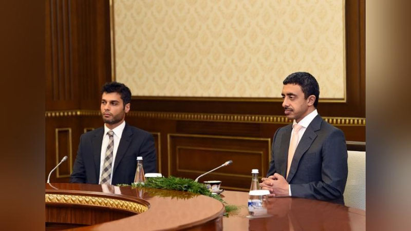 Изрображение 'ПРЕЗИДЕНТ ПРИНЯЛ ГЛАВУ МИД ОБЪЕДИНЕННЫХ АРАБСКИХ ЭМИРАТОВ'