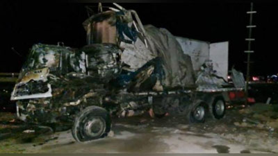 Изрображение 'На перевале Камчик в ДТП погибли водитель и пассажир грузовика'