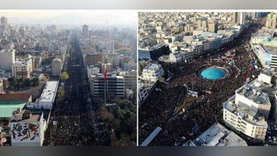 Изрображение 'Около трех миллионов иранцев пришли проститься с генералом Сулеймани (видео)'