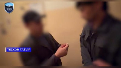 Изрображение 'Молодого человека задержали в Ташкенте с героином (видео)'