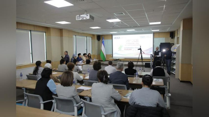 '"INFOLIB UZBEKISTAN-2021" Х Миллий ахборот-кутубхона ҳафталигига бағишланган матбуот анжумани ўтказилди'ning rasmi