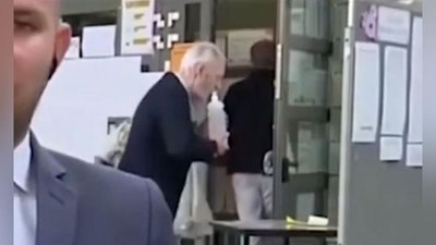 Изрображение 'Курьез в прямом эфире: дедушка из Польши решил попробовать антисептик на вкус (видео)'