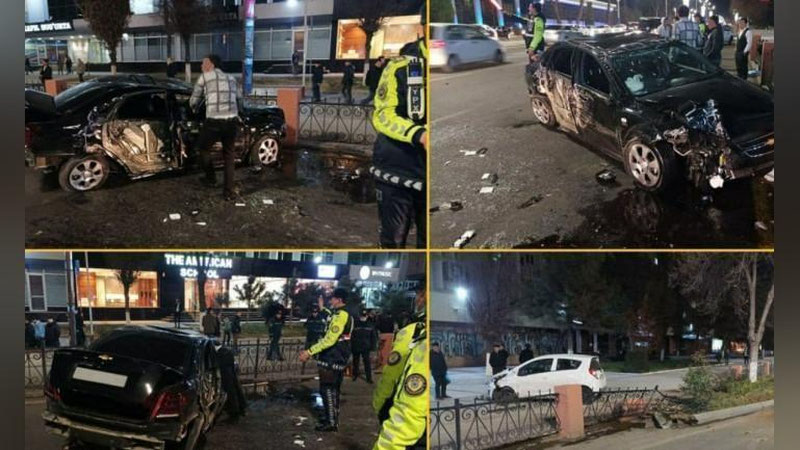'Toshkentda 2ta avtomobil ishtirokida YTH sodir bo`ldi'ning rasmi