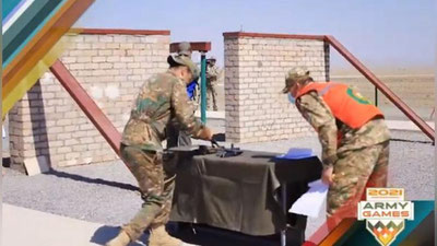 Изрображение 'Видео: зрелищные соревнования "Военно-медицинской эстафеты" АрМИ-2021 на полигоне "Фориш"'