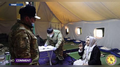 Изрображение 'Госпиталь Минобороны Узбекистан в Турции уже оказал помощь 800 пострадавшим'