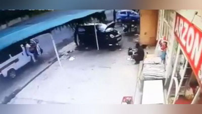 Изрображение 'В Андижане нетрезвый водитель грузовика протаранил автомастерскую: 5 человек пострадали'