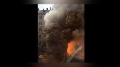 Изрображение 'Мощный взрыв около больницы в Челябинске сняли на видео'