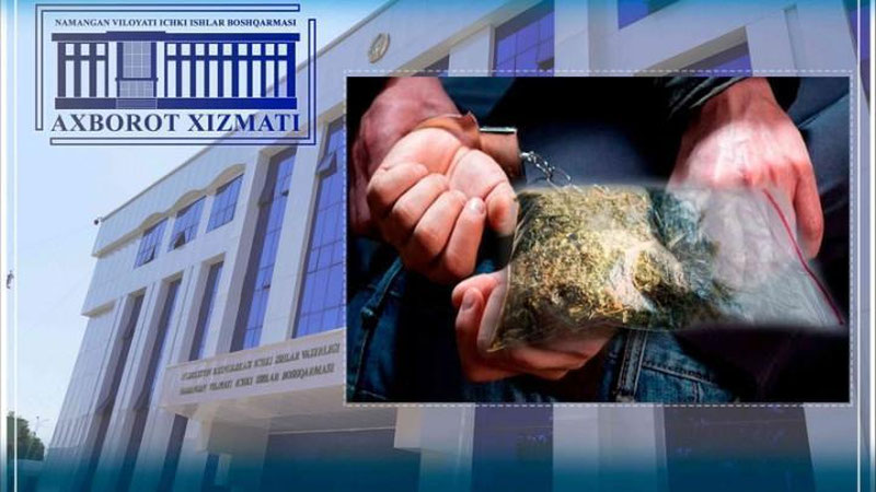 '150 ming so`mga “Gashish” sotayotgan shaxs qo`lga olindi'ning rasmi