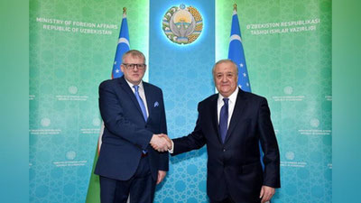 Изрображение 'Министр иностранных дел Узбекистана принял нового Посла Исландии'