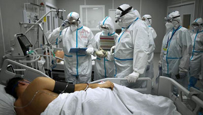 'Kecha O`zbekistonda koronavirusni yana 342  nafar fuqaro yuqtirib olgan, 2 nafar bemor vafot etgan. 109 nafar bemor o`ta og`ir ahvolda'ning rasmi