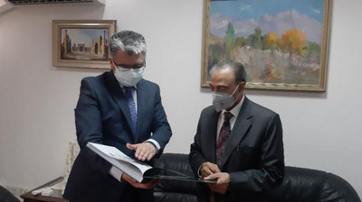 'O`zbekiston elchisi Hindiston Islom madaniyati markazi prezidenti bilan uchrashdi'ning rasmi