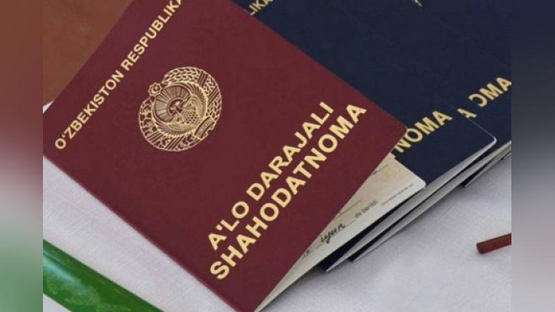 'Umumiy o`rta ta`lim to`g`risidagi elektron shahodatnomalarni berish tartibi belgilandi'ning rasmi