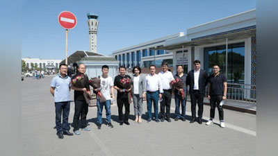 Изрображение 'Делегация Китая изучает запуск производства совместной вакцины в Узбекистане'