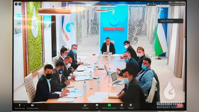 '“O`zbekneftgaz”: “Ishlab chiqarish jarayonlarining operasion samaradorligi va ishonchliligini oshirish” loyihasi bo`yicha Boshqaruv Qo`mitasi yig`ilishi bo`lib o`tdi'ning rasmi