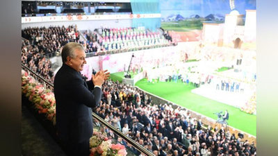 Изрображение 'Президент поздравил народ Узбекистана с праздником Навруз'