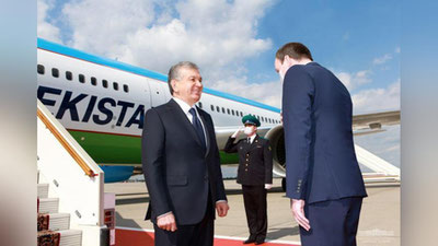 'Shavkat Mirziyoev Moskvaga keldi (foto)'ning rasmi