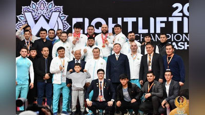 Изрображение 'Подведены итоги чемпионата Азии по тяжёлой атлетике в Ташкенте'
