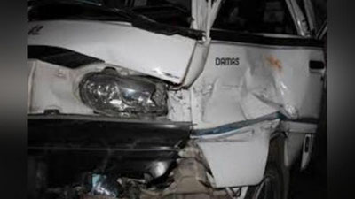 'Namanganda MChJ ishchilari bo`lgan "Damas" YTHga uchradi. Haydovchi halok bo`lgan'ning rasmi