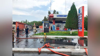'“O`zbekneftgaz”: “Farg`ona neft bazasi” MChJning Qo`qon filialiga qarashli Qo`qon-2 AYoQShdagi yong`in natijasida jabrlanganlar yo`q, AYoQShga ham zarar etmadi'ning rasmi