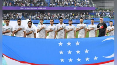 Изрображение 'Футболисты Узбекистана выиграли бронзовую медаль Азиатских игр'