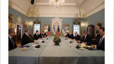 'Абдулазиз Комилов Энтони Блинкен билан учрашди'ning rasmi