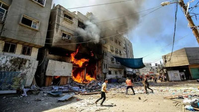 Изрображение 'Число погибших в результате израильских ударов по сектору Газа достигло 1,2 тысяч'