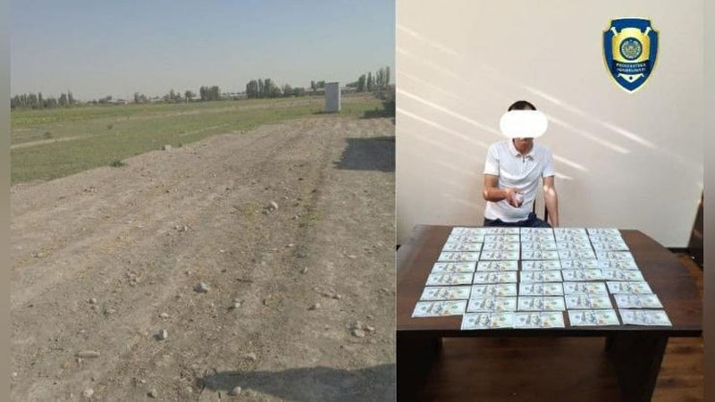 'O`rtachirchiqda 35 000 dollar evaziga 10 sotix er olib berishni va`da qilgan shaxs qo`lga tushdi'ning rasmi