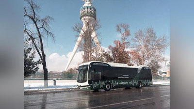 'Toshkentda yangi elektrobusni sinovga qo`ydi'ning rasmi