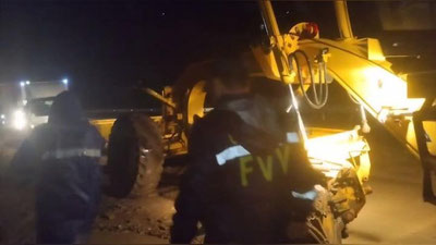 Изрображение 'Перевал "Камчик" был временно закрыт ночью из-за оползня на 229-м километре (видео)'
