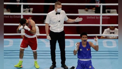 Изрображение 'Узбекские боксеры один за другим терпят поражение в Токио'