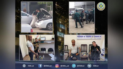 'Toshkentda ichki ishlar organlari xodimlarining formasida “makulatura” to`plab yurgan ayol va erkak qamaldi'ning rasmi