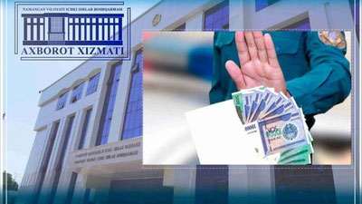 'Namanganda YPX inspektoriga pora taklif qilgan haydovchiga chora ko`rildi'ning rasmi